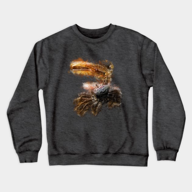 Fiddler Crab Crewneck Sweatshirt by ElviraDraat